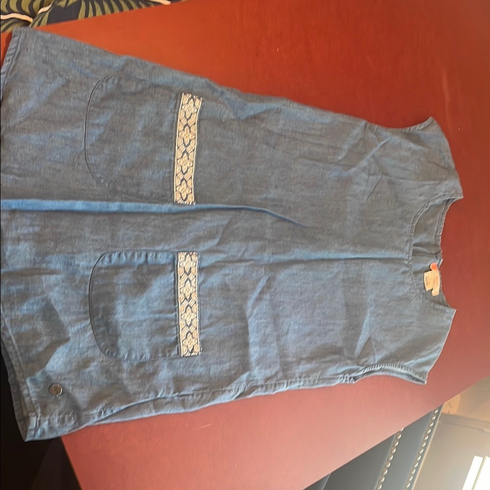 Girls ROXY light denim dress